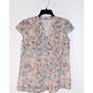 Coldwater‎ Creek Women's Short Sleeve No-Iron Shirt  XS (4) NWOT